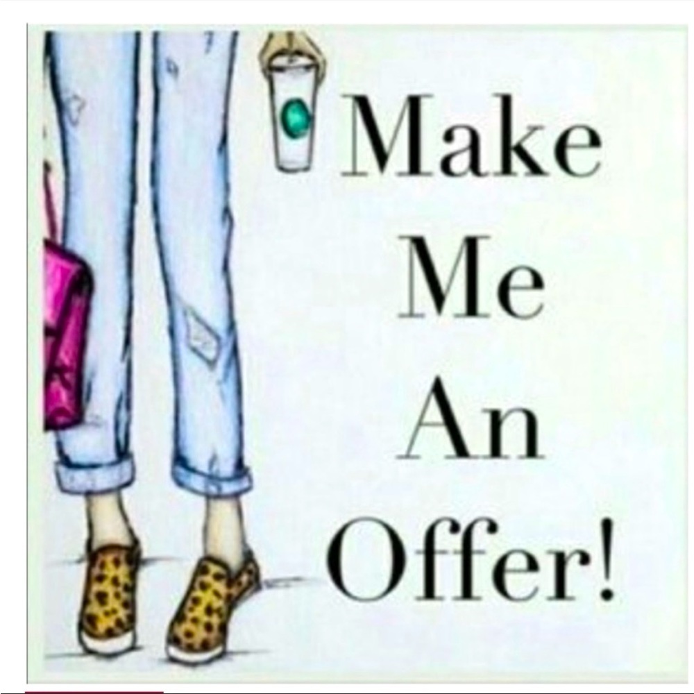 I will accept all reasonable offers! Happy Poshing! 😍